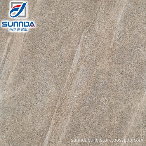 34*34 anti-slip platinum dark color trim design concept sandstone 3D rustic porcellanato flooring tiles